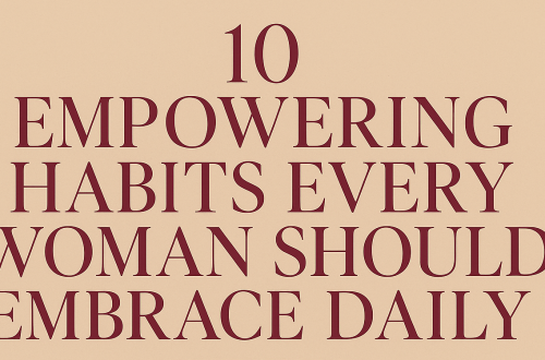 empowering habits for women